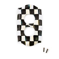 Courtly Check Double Outlet Cover