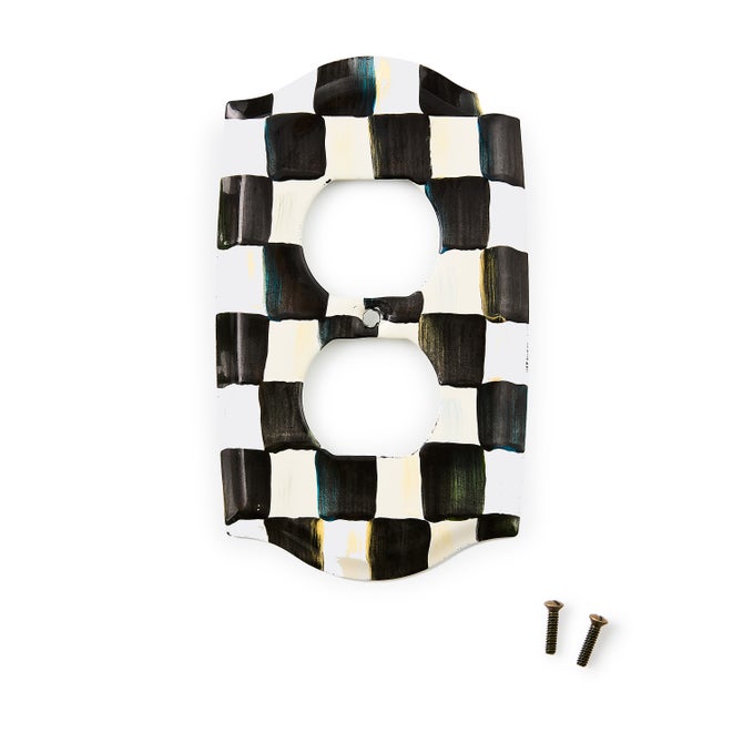Courtly Check Double Outlet Cover image number 2