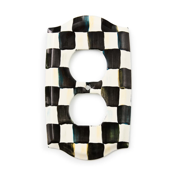 Courtly Check Double Outlet Cover image number 0