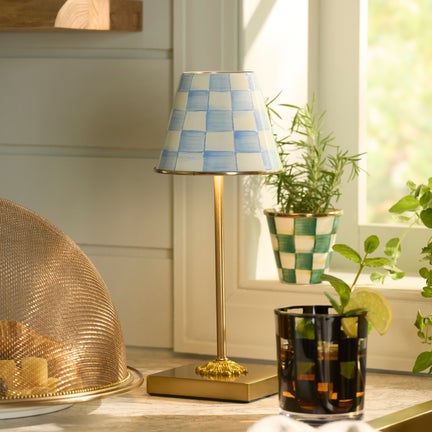 Sky Check LED Rechargeable Cafe Table Lamp