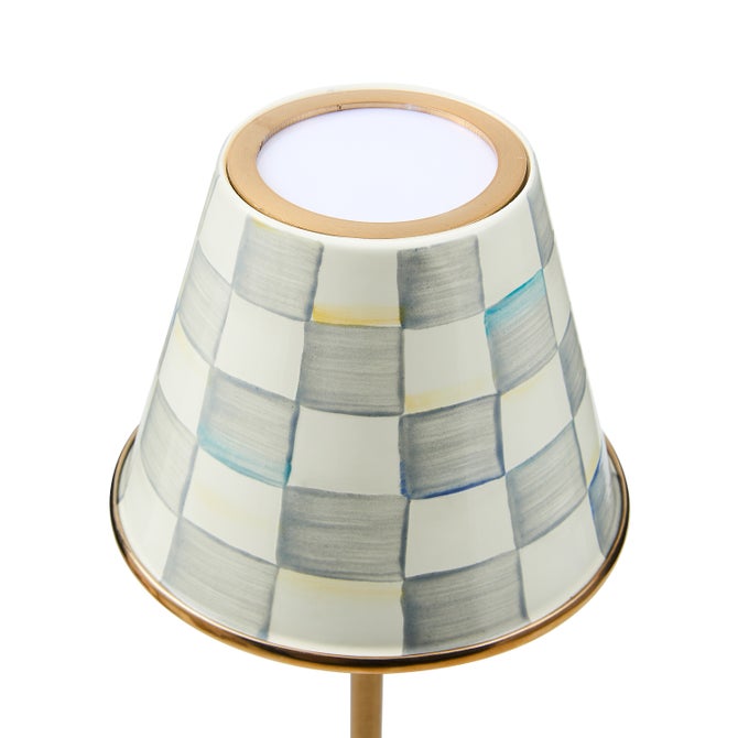 Sterling Check LED Rechargeable Cafe Table Lamp image number 2