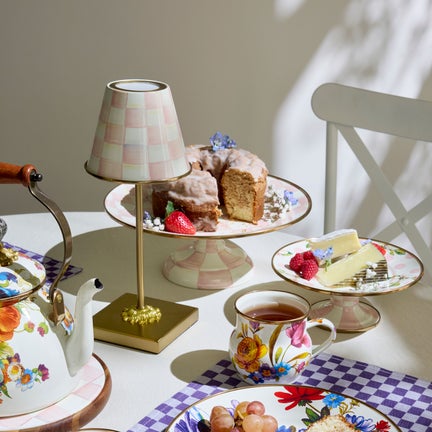 Rosy Check LED Rechargeable Cafe Table Lamp