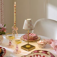 Rosy Check LED Rechargeable Cafe Table Lamp