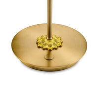 Violet Check LED Rechargeable Disk Table Lamp