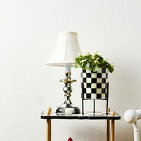 Courtly Check Candlestick Lamp