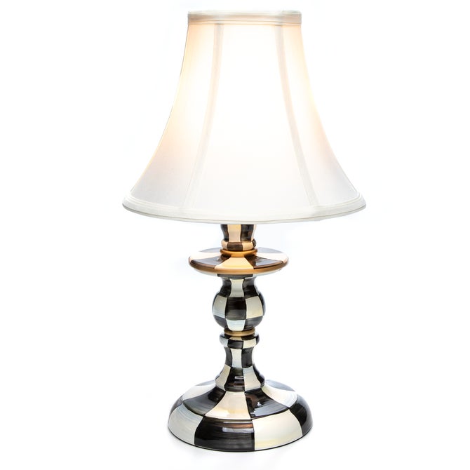 Courtly Check Candlestick Lamp image number 3