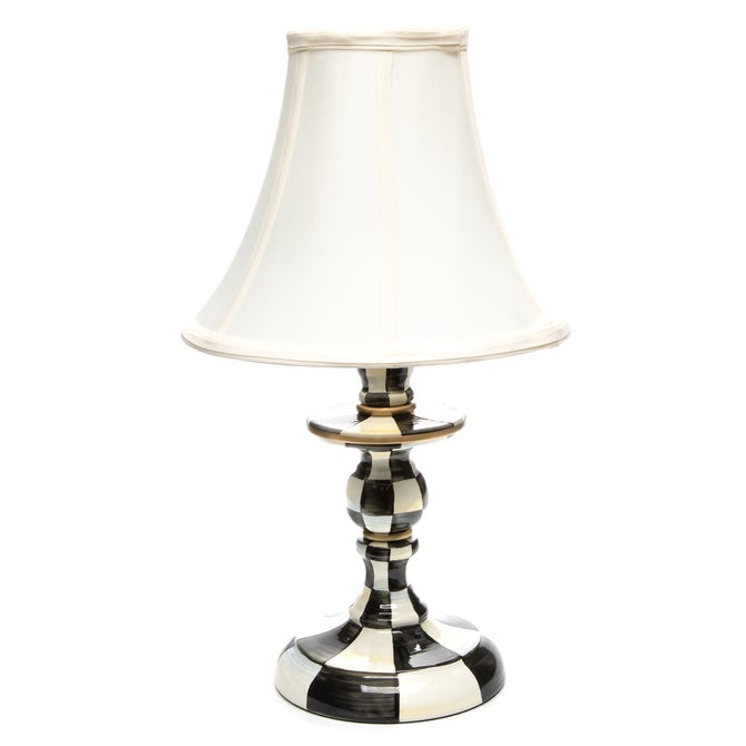 Courtly Check Candlestick Lamp image number 0