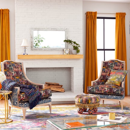 Royal Check Candlestick Lamp