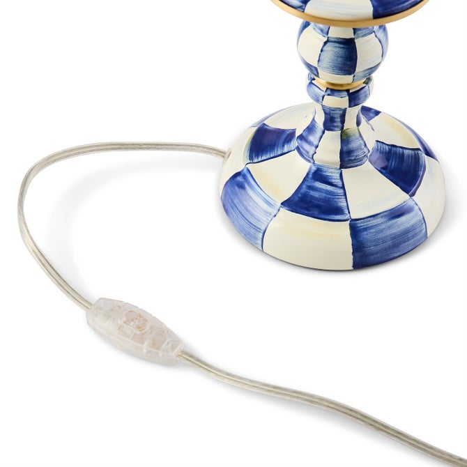 Royal Check Candlestick Lamp image number 3