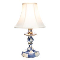 Royal Check Candlestick Lamp