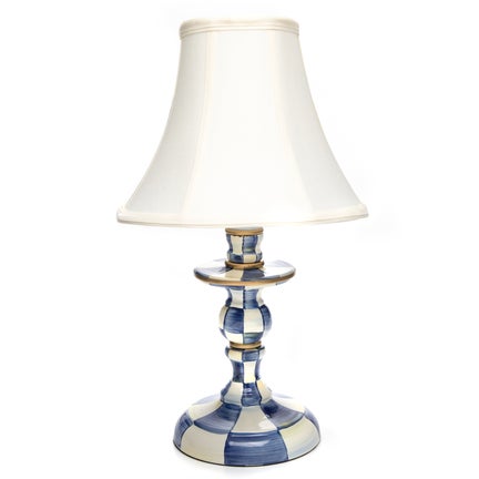 Royal Check Candlestick Lamp