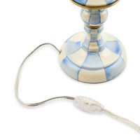 Sky Check Candlestick Lamp