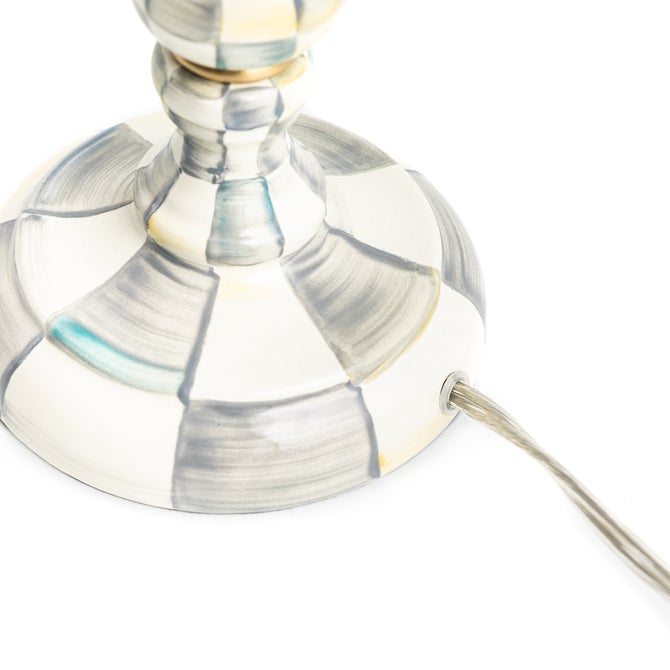Sterling Check Candlestick Lamp image number 2