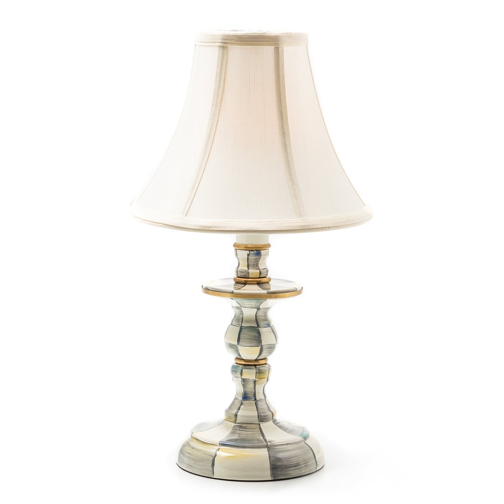 Sterling Check Candlestick Lamp mackenzie-childs Panama imagen 1