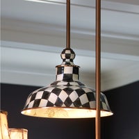 Courtly Check 12" Barn Pendant Lamp