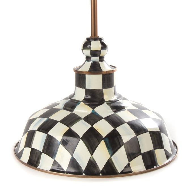 Courtly Check 12" Barn Pendant Lamp image number 0