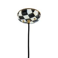 Courtly Check 8" Dome Pendant Lamp