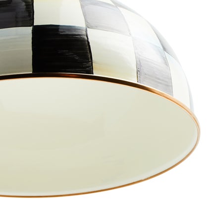 Courtly Check 12" Dome Pendant Lamp