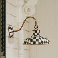 Courtly Check 12" Barn Sconce