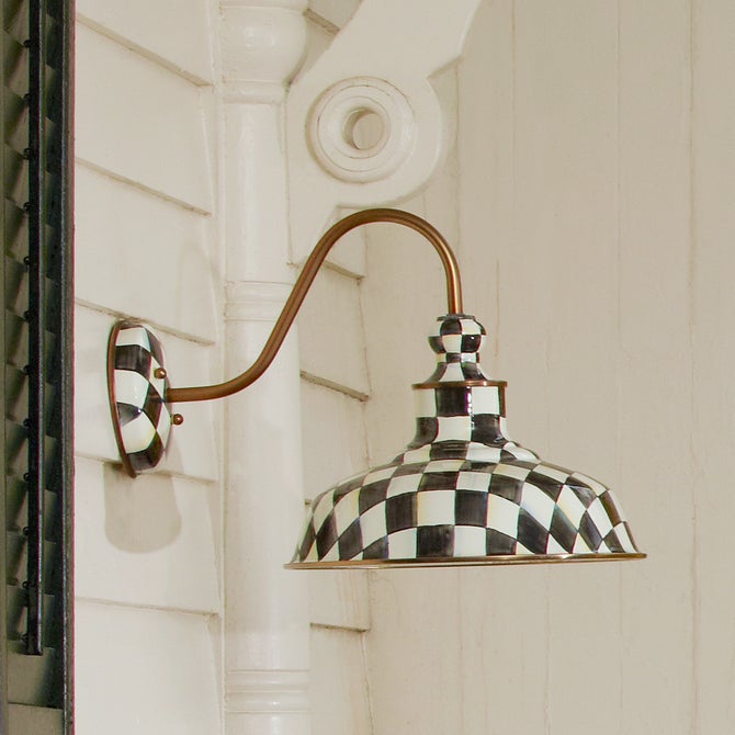 Courtly Check 12" Barn Sconce image number 2
