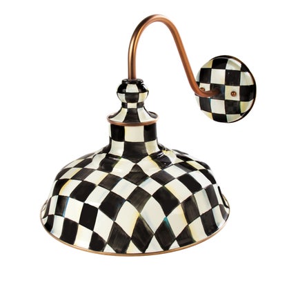 Courtly Check 12" Barn Sconce