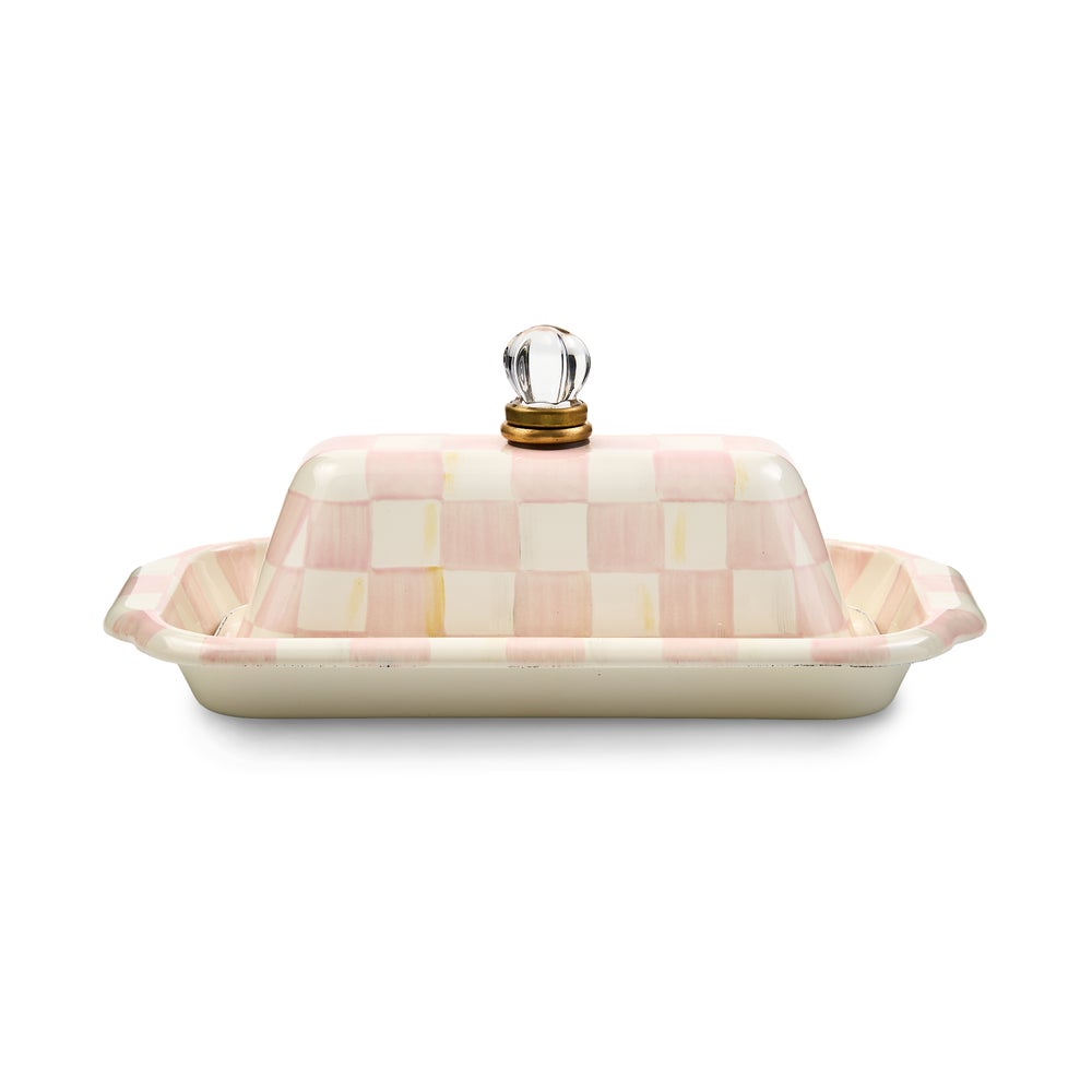 Emerald Check Butter Box - Rosy Check mackenzie-childs Panama imagen 1