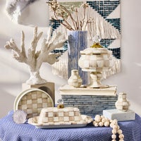 Mocha Check Butter Box