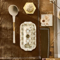 Mocha Check Butter Box