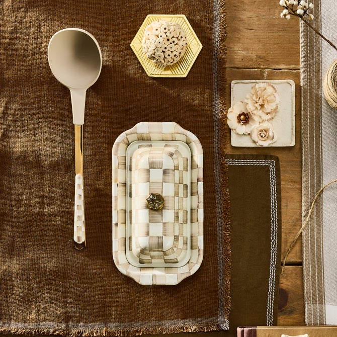 Mocha Check Butter Box image number 5