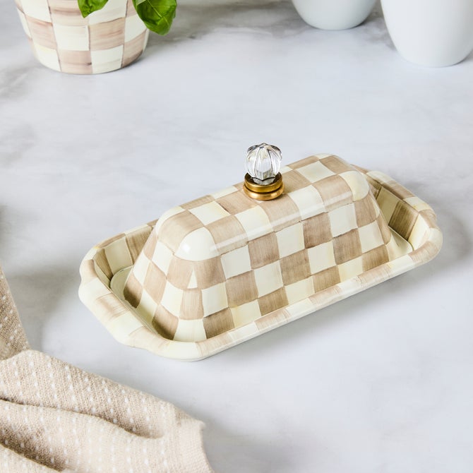 Mocha Check Butter Box image number 7