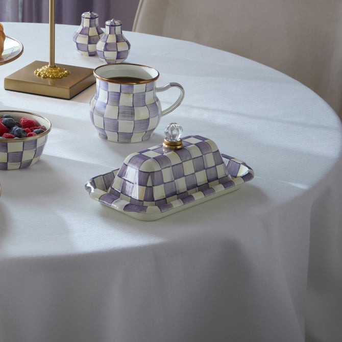 Violet Check Butter Box image number 5