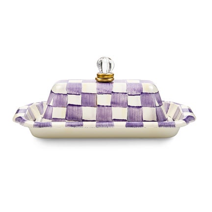 Violet Check Butter Box
