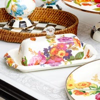 White Flower Market Butter Box