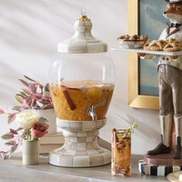 Mocha Check Beverage Hostess