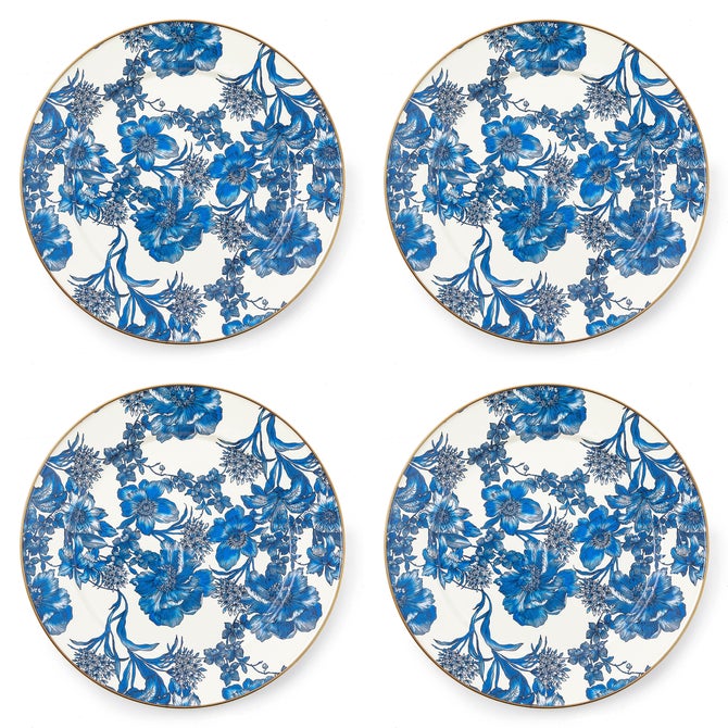 Royal English Garden Enamel Charger/Plate, Set of 4 image number 0