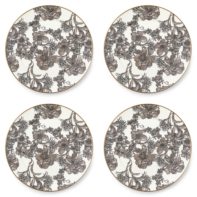 Sterling English Garden Enamel Charger/Plate, Set of 4 image number 0