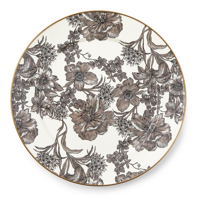 Sterling English Garden Enamel Charger/Plate image number 0