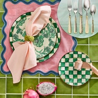 Emerald English Garden Enamel Dinnerware