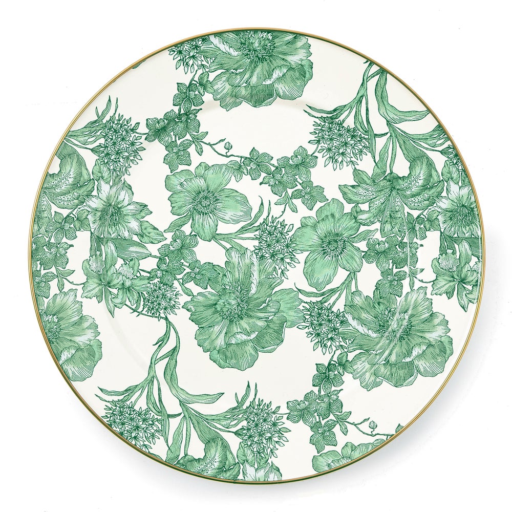 Emerald English Garden Enamel Dinnerware mackenzie-childs Panama imagen 1