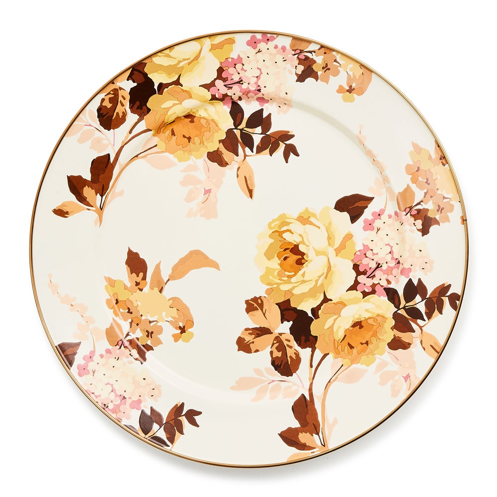 Wild Rose White Enamel Dinnerware mackenzie-childs Panama imagen 1 Wild Rose White Enamel Dinnerware mackenzie-childs Panama imagen 1