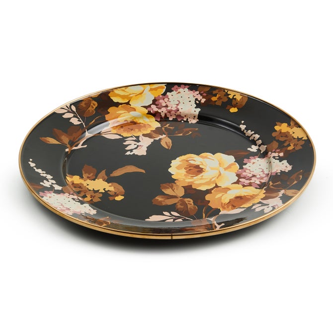 Wild Rose Brown Charger Plate image number 2
