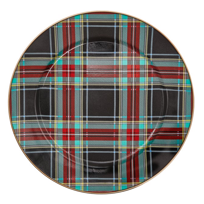 Black Tartan Dinnerware image number 0