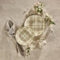 Tartan Latte Charger/Plate