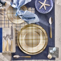 Tartan Latte Charger/Plate