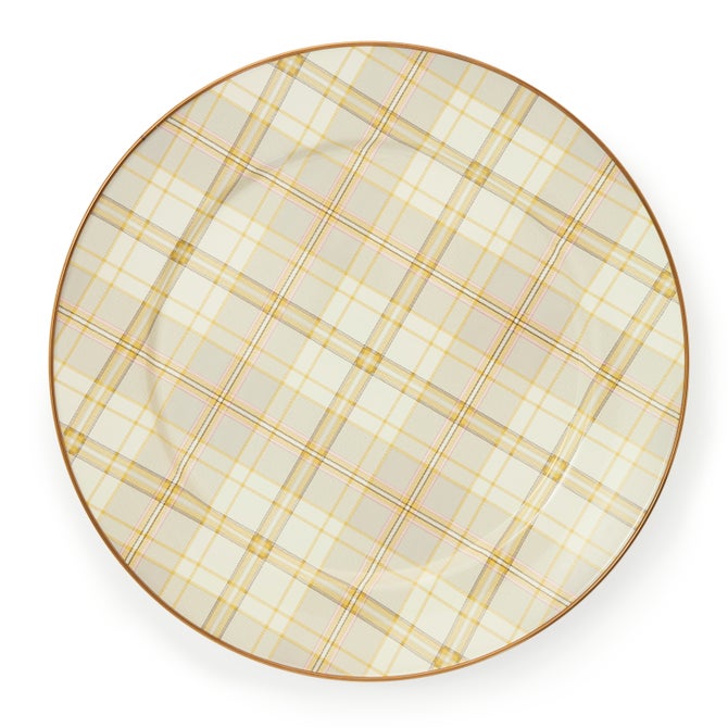Tartan Latte Charger/Plate image number 0