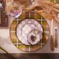 Tartan Violet Charger/Plate
