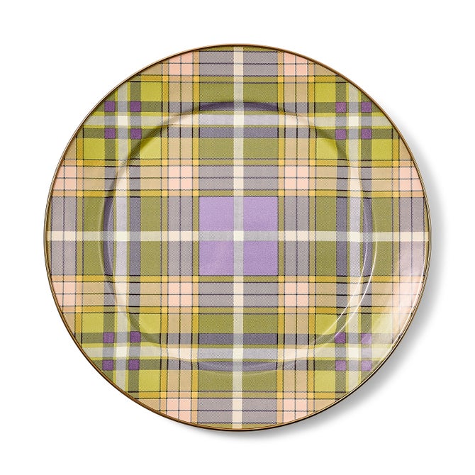 Tartan Violet Charger/Plate image number 0