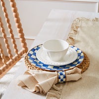 Royal Check Charger/Plate