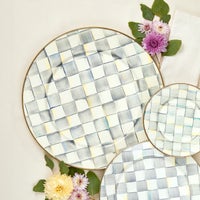 Sterling Check Charger/Plate