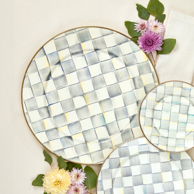 Sterling Check Charger/Plate image number 4